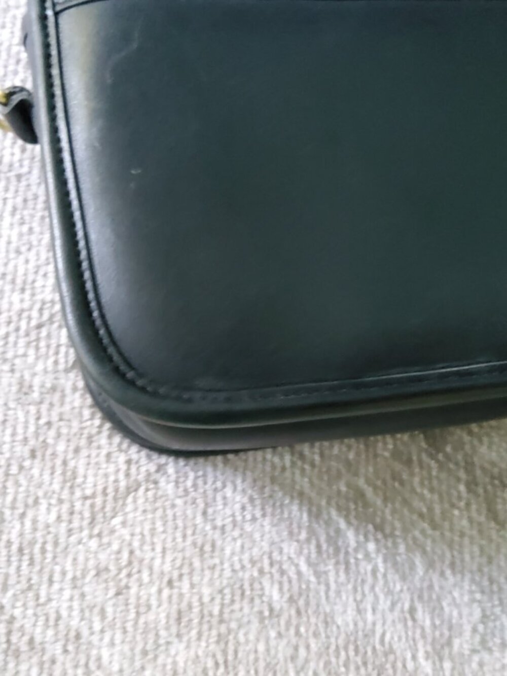 Navy Vintage Coach Pocket Purse 9755 - Picture 9 of 10